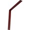 Ekena Millwork Hamilton Steel Bracket, Hammered Bright Red 2"W x 18"D x 18"H BKTM02X18X18HAHRE - alternate 1